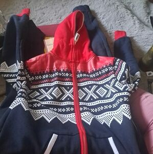 ONEPIECE  The Hooded Jumpsuit Bodysuit Womens Mens Unisex Size Small